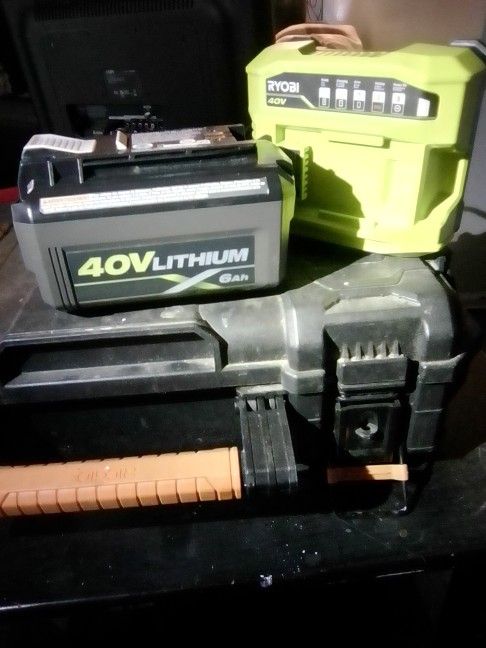 Ryobi 40v Lithium 6ah Battery And Charger