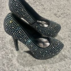 Beautiful Glamorous Sparkle Heels Sz 9