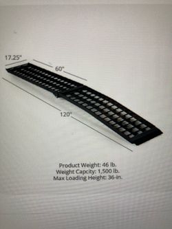 10ft 1,500lb aluminum hd motorcycle ramp