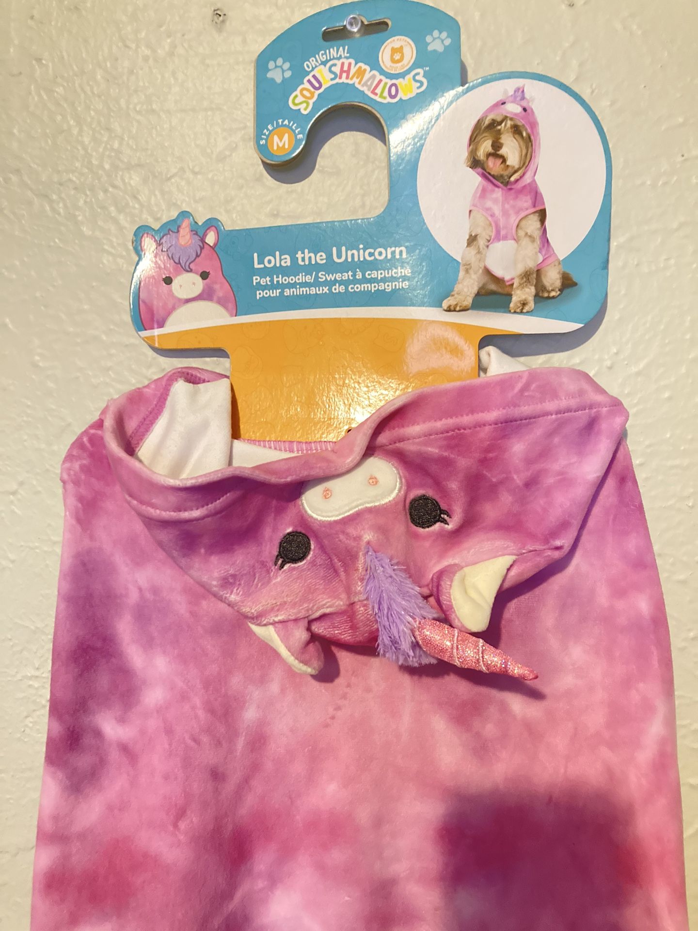 New Squishmallow M Unicorn Pet Costume