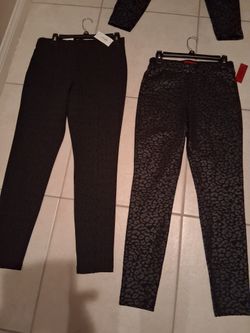 Jlo Or Macys Dressy Textured Pants. Medium  $9 Each