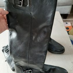 Sofft Black Leather Boots