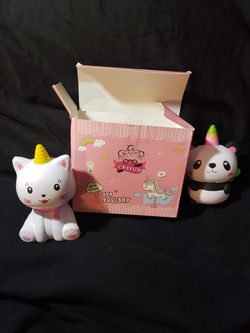 🔥 DIABLA'z - NEW NEVER USED - Cat Unicorn & Panda Unicorn Jumbo Squishy's