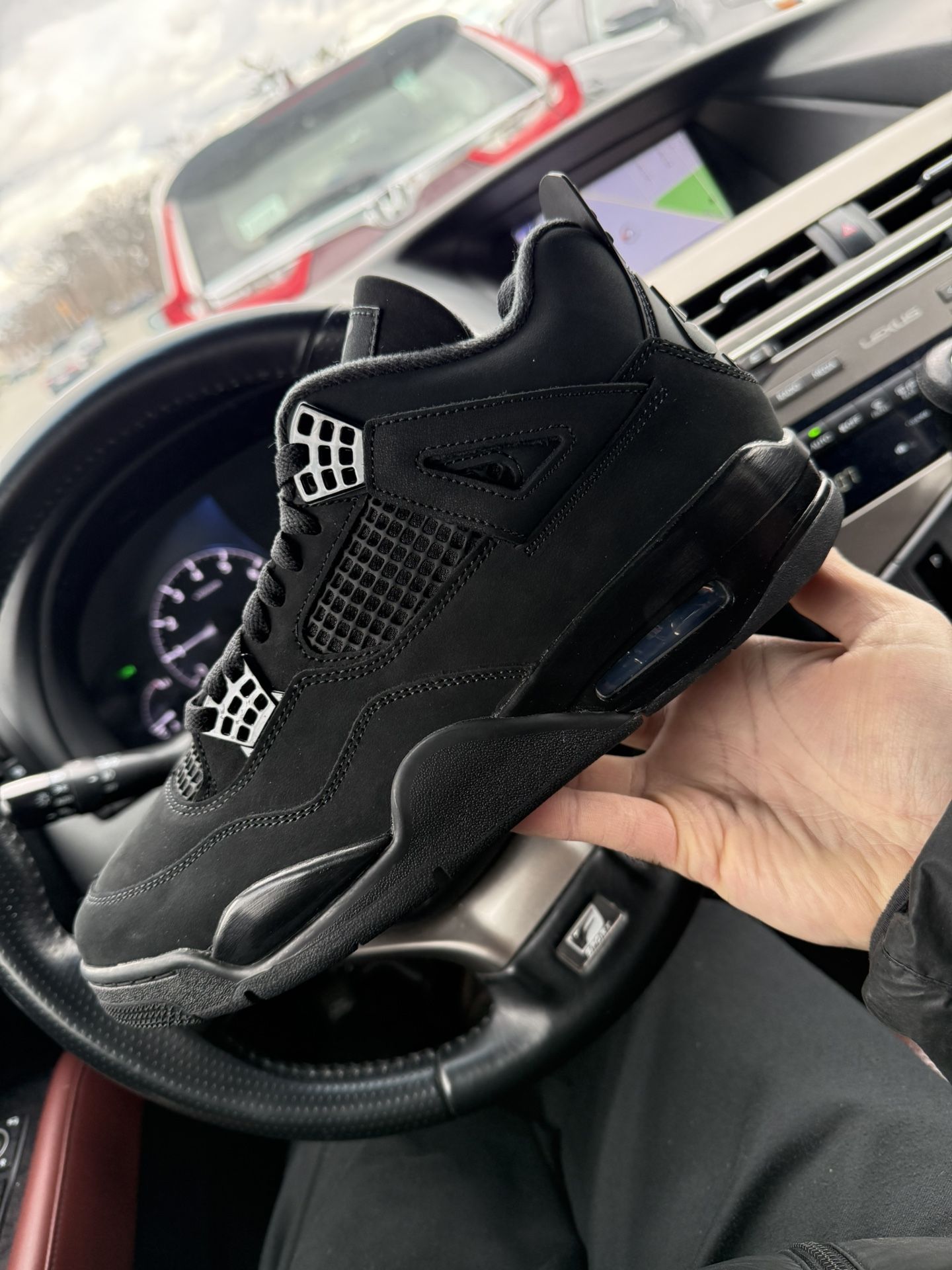 Jordan Retro 4 Black Cat Sz 7Y , 10 