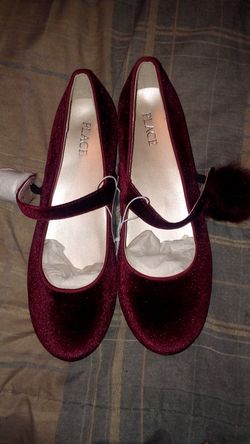 Faux fur ballet flats