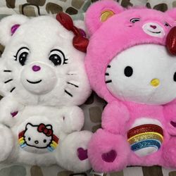 Hello Kitty Care Bear Plushies