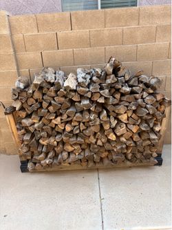 Firewood and holder