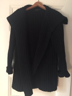 Black sweater blazer