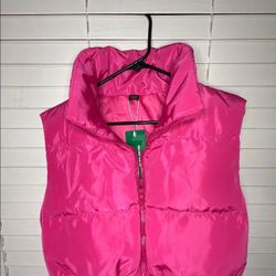 S Pink Bomber Vest