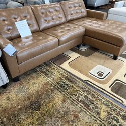 Leather 2 Piece Sectional On Sale