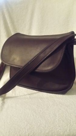 70's Coach saddle style shoulder bag