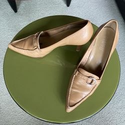 Franco Sarto Beige Pumps