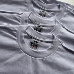 White Men’s Pro Club Shirts L / XXL (3 pack)