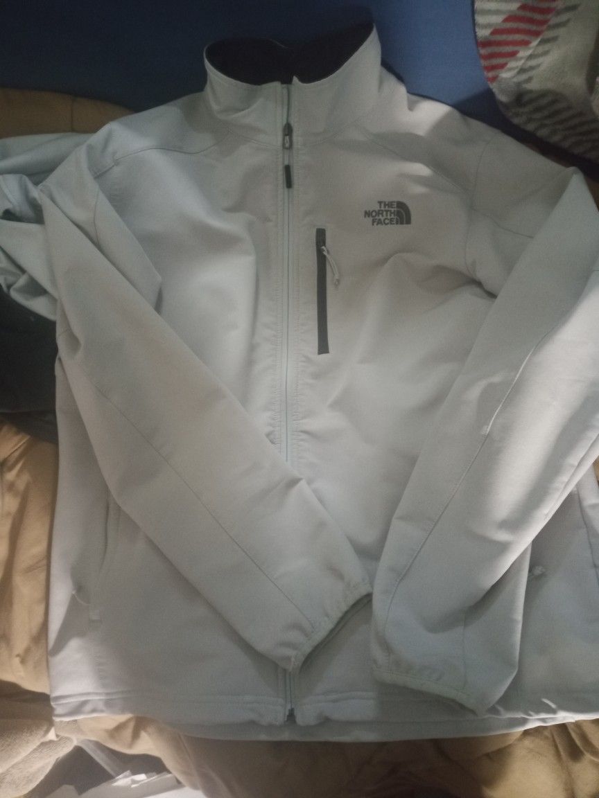 North Face Spring Jacket Grey N.face Winter Black W /Hood 