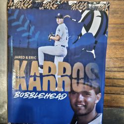Jared and Eric Karros Bobblehead Quakes Dodgers
