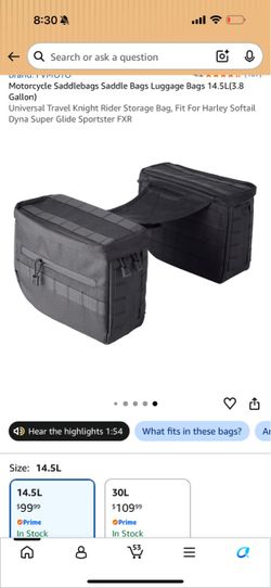 Harley Davidson, Dyna saddlebags