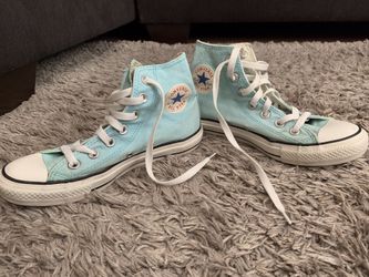 Converse Baby Blue Shoes