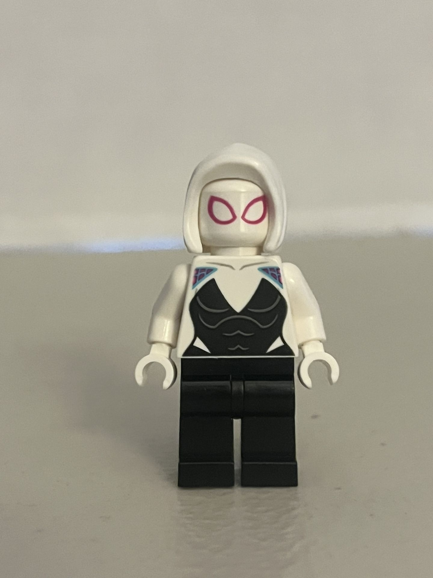 Lego Ghost Spider Minifigure Spider-Gwen White Hood Spider-Man sh(contact info removed)5