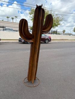 New Rusty Metal "7ft. Saguaros"
Approx. 7ft tall $389.00 each
Delivery Available on Wednesdays