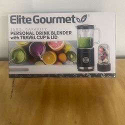 Personal Drink Blender With Travel Cup, And Lid