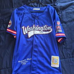 Washington Black Senators 1938 Negro League Jersey