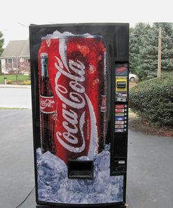 Coke Vending Machine 9 Selections