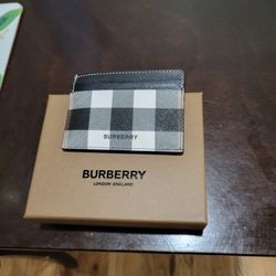 New Burberry Wallet Card Holder
