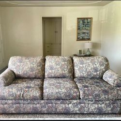 Comfy Vintage Floral Couch