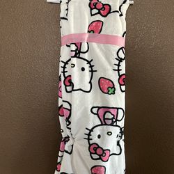 Up For Trade Strawberry Hello Kitty Blanket 