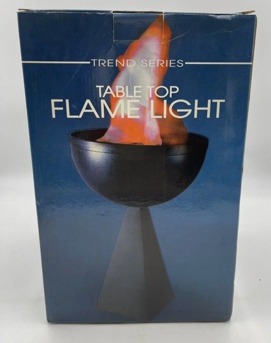 Table Top 3D Flame Light Realistic Fire Effect (Like New - Tested- Working)