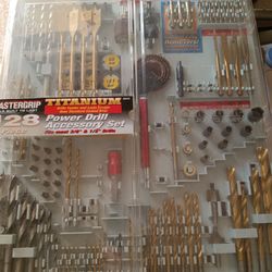 Titanium Power Drill Accessory Set 128 Piece