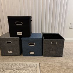 Record Storage Bins (Sold Together OR Individually)