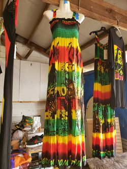 Rasta sundress one size fits most perfect for summer events