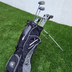 TaylorMade PING Golf Clubs & Bag