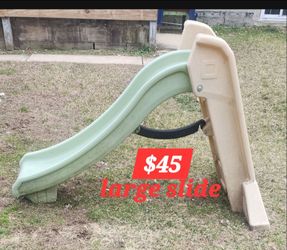 Large Kids Plastic Outdoor Slides 2 available