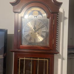 Long Case English Style Clock Antique