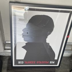 Jay Z - NYC Poster Yankee Poster Framed $200