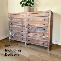 Modus Townsend Rustic Wooden 8 Drawer Dresser – $395 – Free Delivery