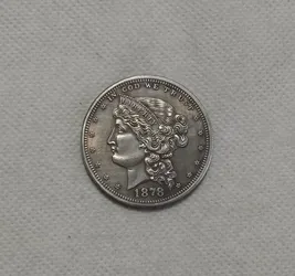 USA 1878 Barber's Head Dollar Patterns  Coin / Token