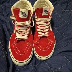 Vans Red High Tops