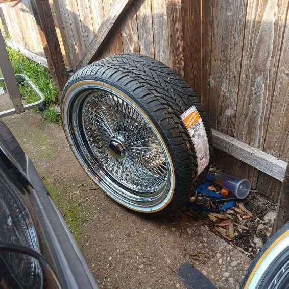 Complete Set Vouge Spoke Rims And Tires for Sale in Dallas, TX - OfferUp