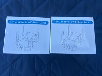 WiFi 6 Extender 1800Mbps Dual Band Signal Booster Gigabit 12999 Sq Ft