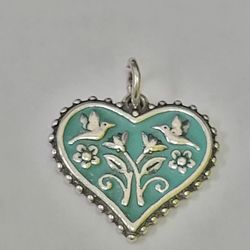 James avery Enamel Hearts in Bloom Charm