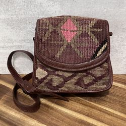 Handcrafted Turkish Kilim shoulder bag