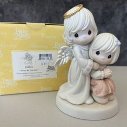 Precious Moments - Always By Your Side, Angel With Girl