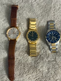 Lot of 3 Men's Watches – Bulova, Citizen