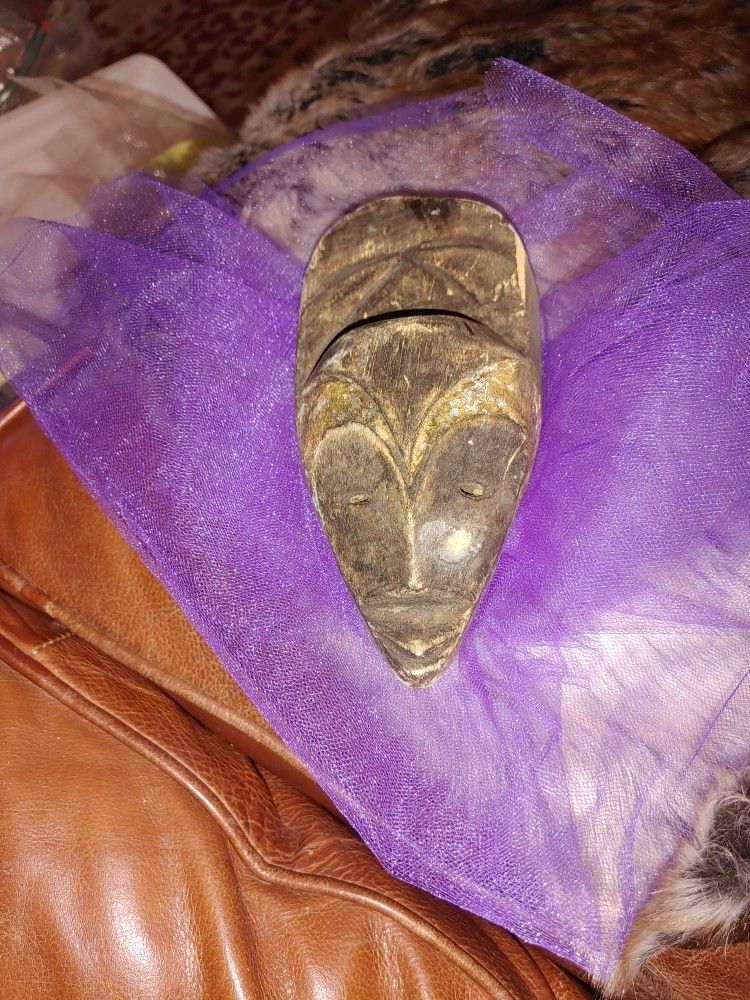 Collectible, Decorative Wood Face Mask
