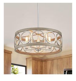 Drum Modern Farmhouse Pendant