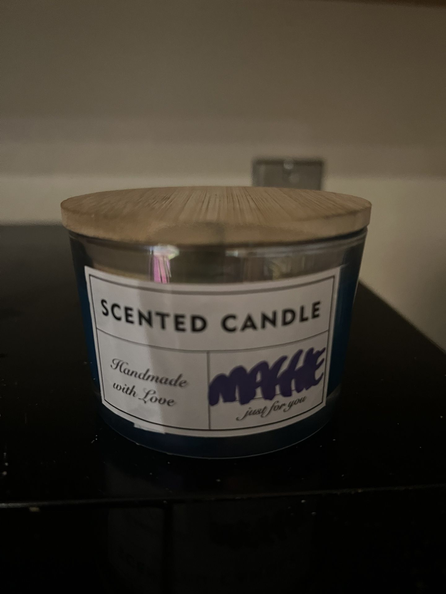 Homemade Psalm Candle