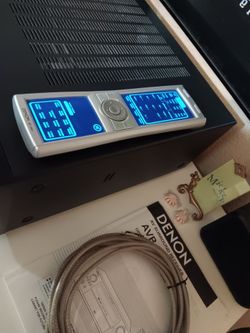 Denon 3805 with OEM Remote & klipsch RP 600M Speakers New !with BOX